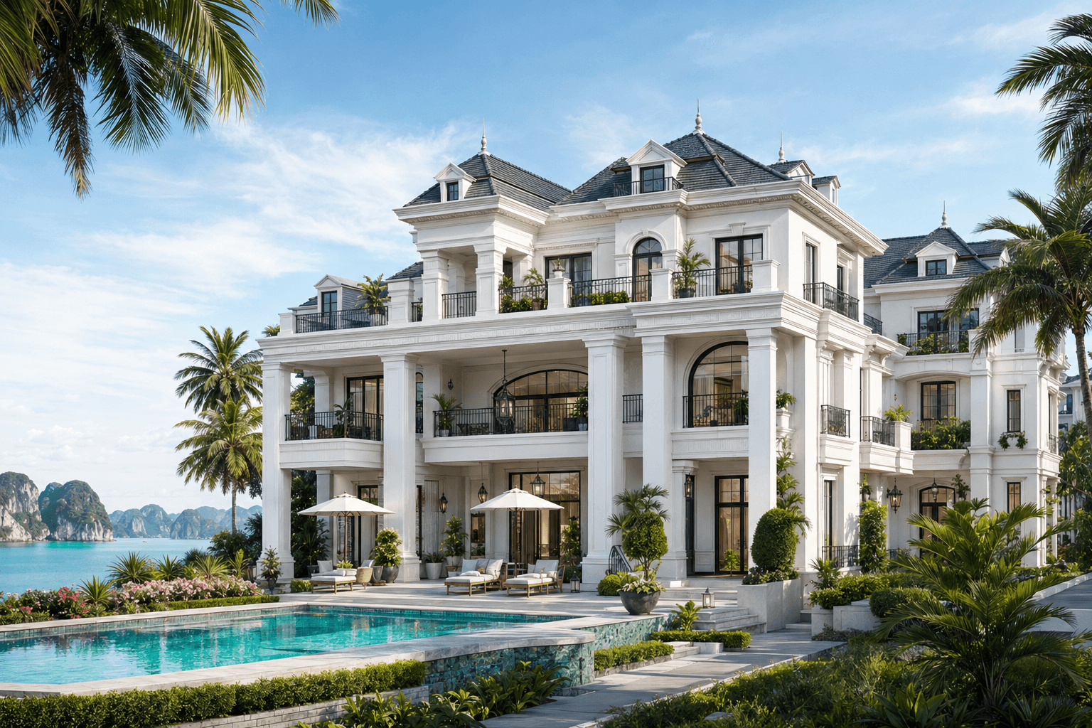 Biệt thự ven vịnh